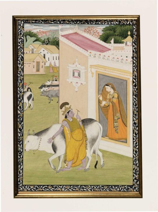 Krishna & a Cow (Sirmur) 